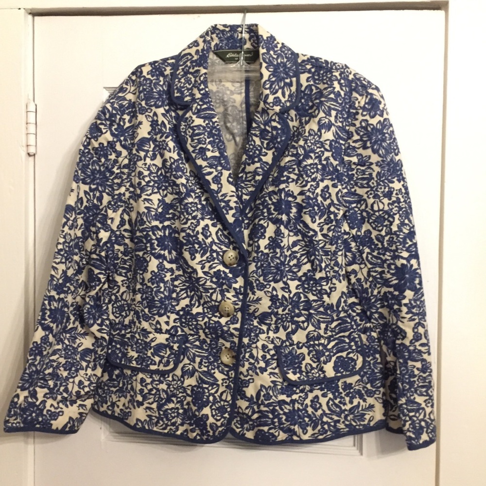 Eddie Bauer printed blazer/jacket